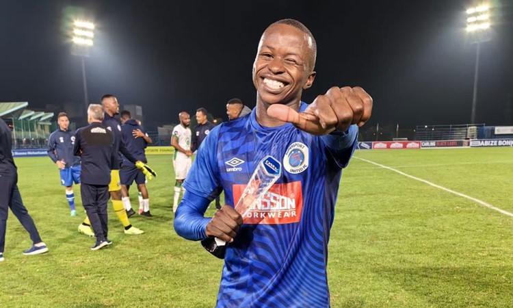 Ndlovu won man of the match award at home against AmaZulu