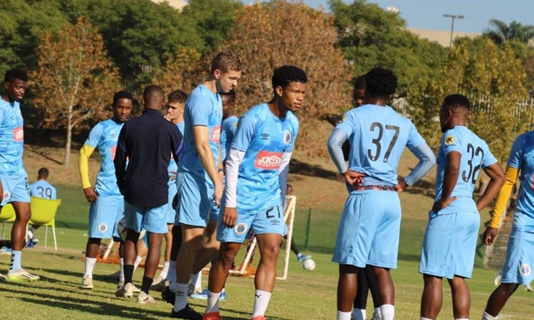 First session of the week at Megawatt Park